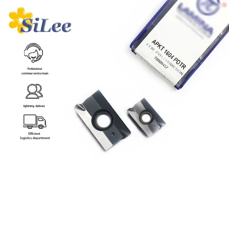 

10 шт. APKT1604 PDTR APKT1003 PDTR Высококачественная фрезерная пластина Токарные фрезы Фрезы APKT1135 APKT1604 Твердосплавная пластина