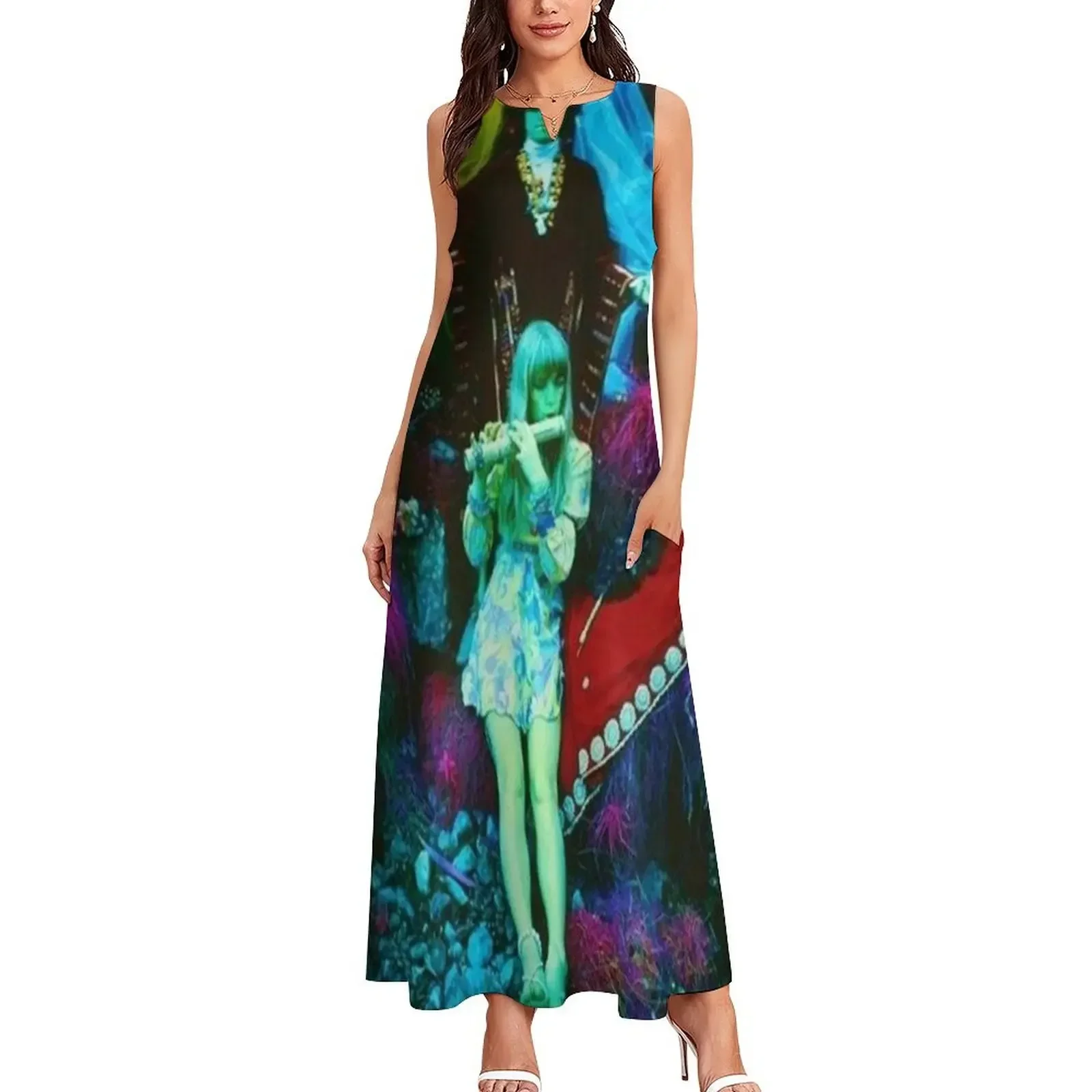 ชุดเดรสยาวกลางคืนในฤดูร้อนสำหรับงานพรอม ชุดเดรสหรูหรา ชุดชายหาดสำหรับผู้หญิง