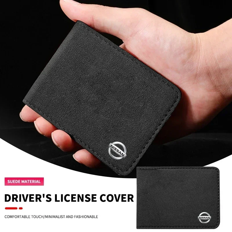 Car ID Badge Holder Driver License Cover Auto Driving Documents Cases Credit Card Clips For Nissan Qashqai Tiida j10 j11 2019