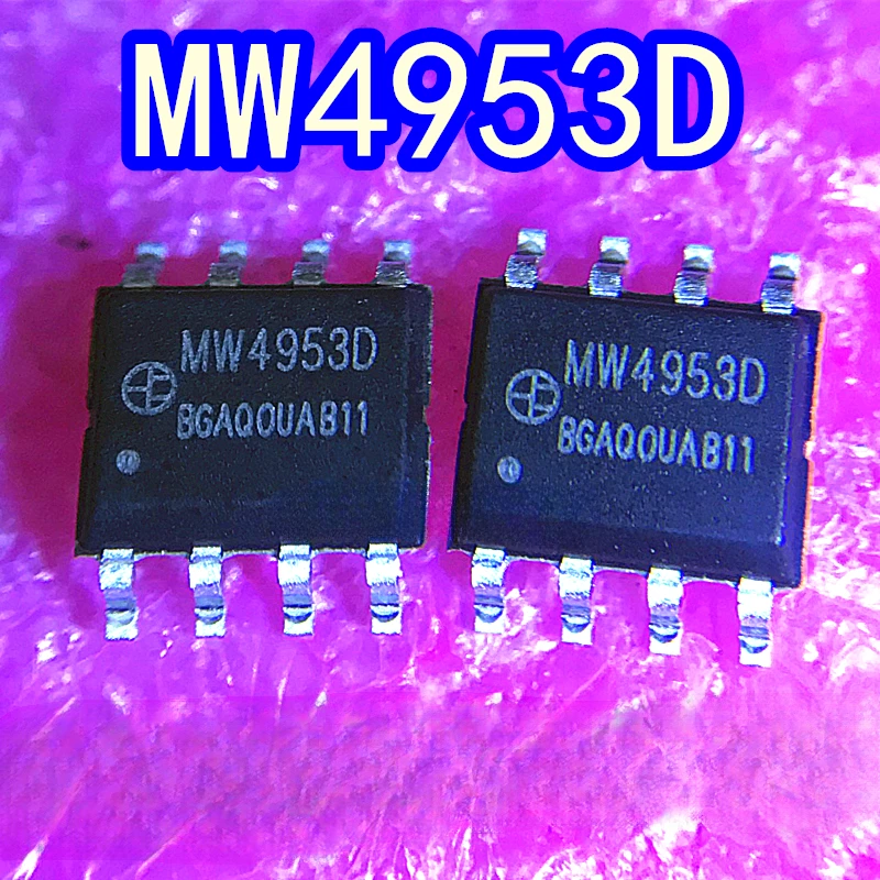 50PCS/LOT MW4953 MW4953D SOP8 LED Display Commonly Used Chip   Double-channel P-channel FET