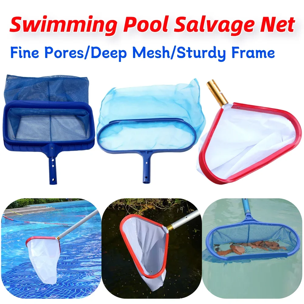 Pool Landing Net Fine Mesh Pool Net with Aluminium Handle Professional Pool Net Pool Cleaning Net for Pool Hot Tub Pond