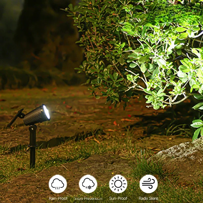 Imagem -02 - Impermeável Solar Powered Lamp 9led Luzes Jardim ao ar Livre Luzes Holofotes