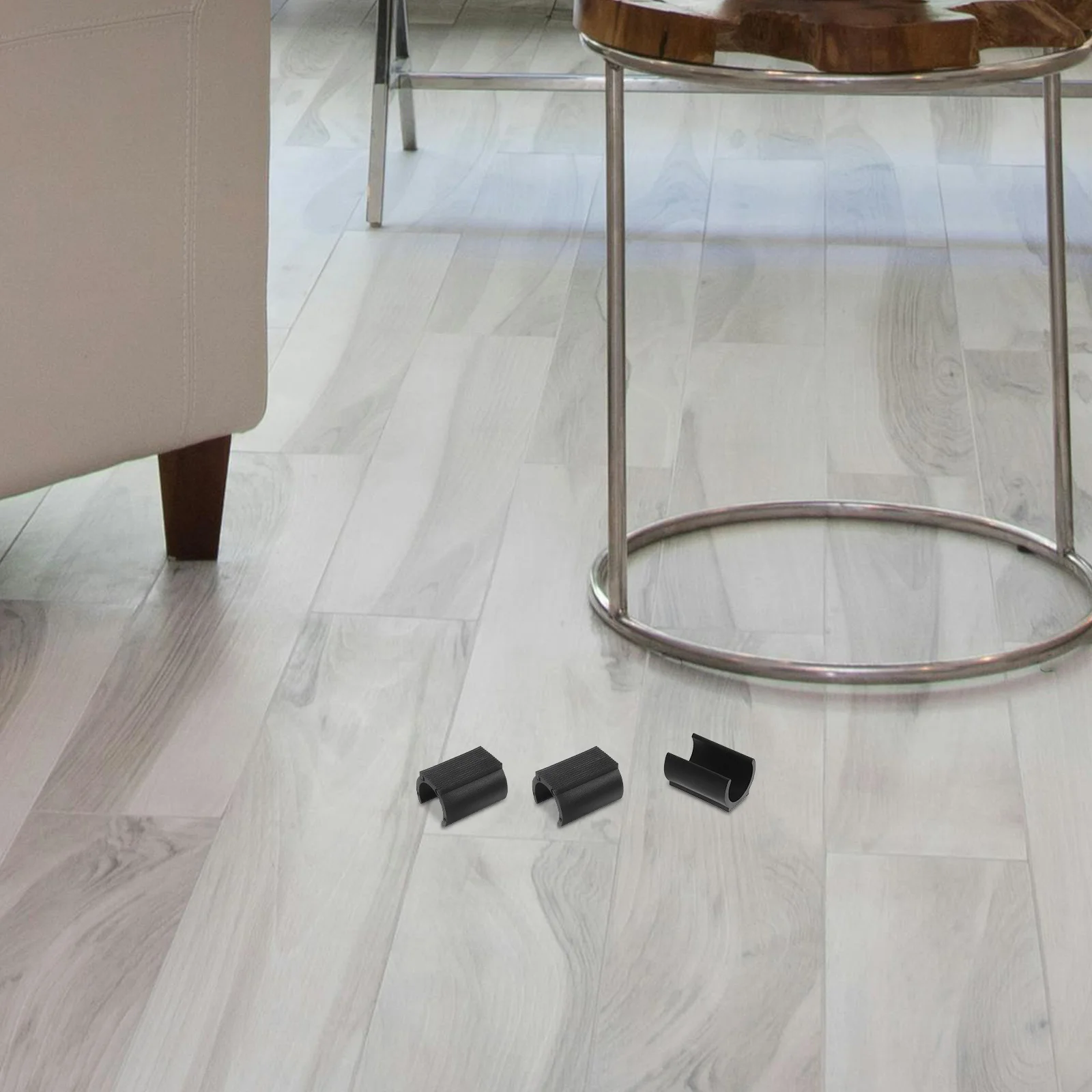 8 قطعة U على شكل كرسي الساق حافظات الأرضية 25 مللي متر البلاستيك المضادة للانزلاق الأثاث منصات للكراسي بلاط الصلبة البراز ينزلق يغطي