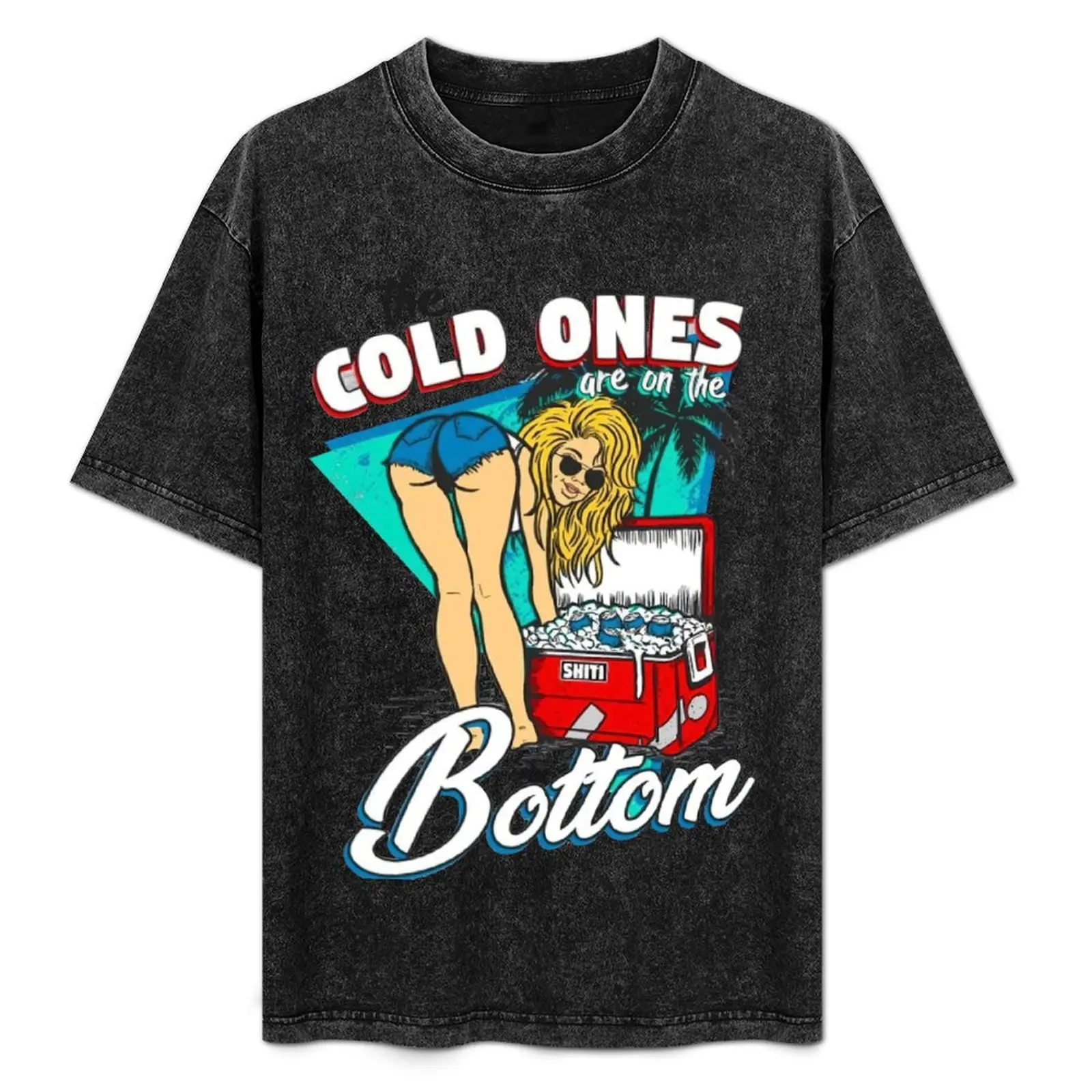 cold ones, T-Shirt cotton graphic tees anime shirt Blouse mens cotton t shirts