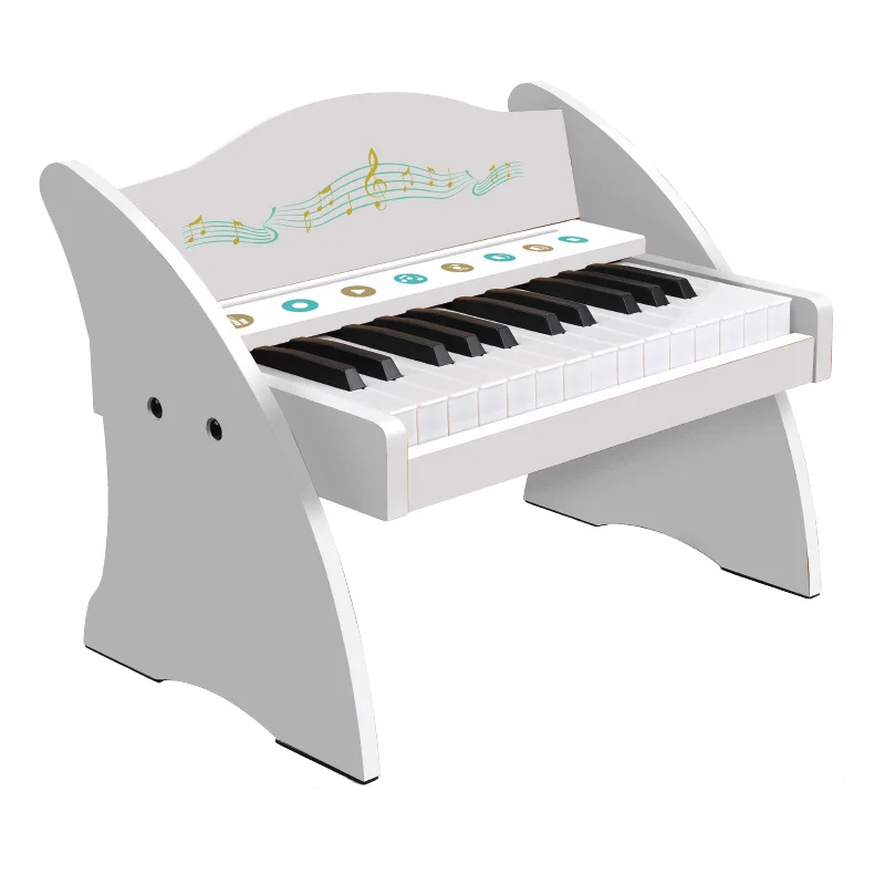 

High Quality Mini Child Instrument Toy Baby Musical Toy Wooden Toy Piano For Learning