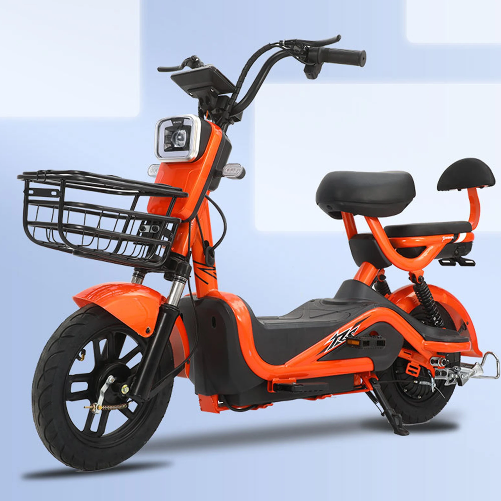

14Inch 350W 48V/60V Electric Scooter Cheap and High Quality Electric City Bike Lead Acid Battery 2 Wheels Ebike