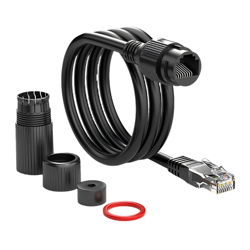 50-300cm Ethernet Cable RJ45 Outdoor Waterproof LAN Cable Wires For CCTV POE IP Camera System