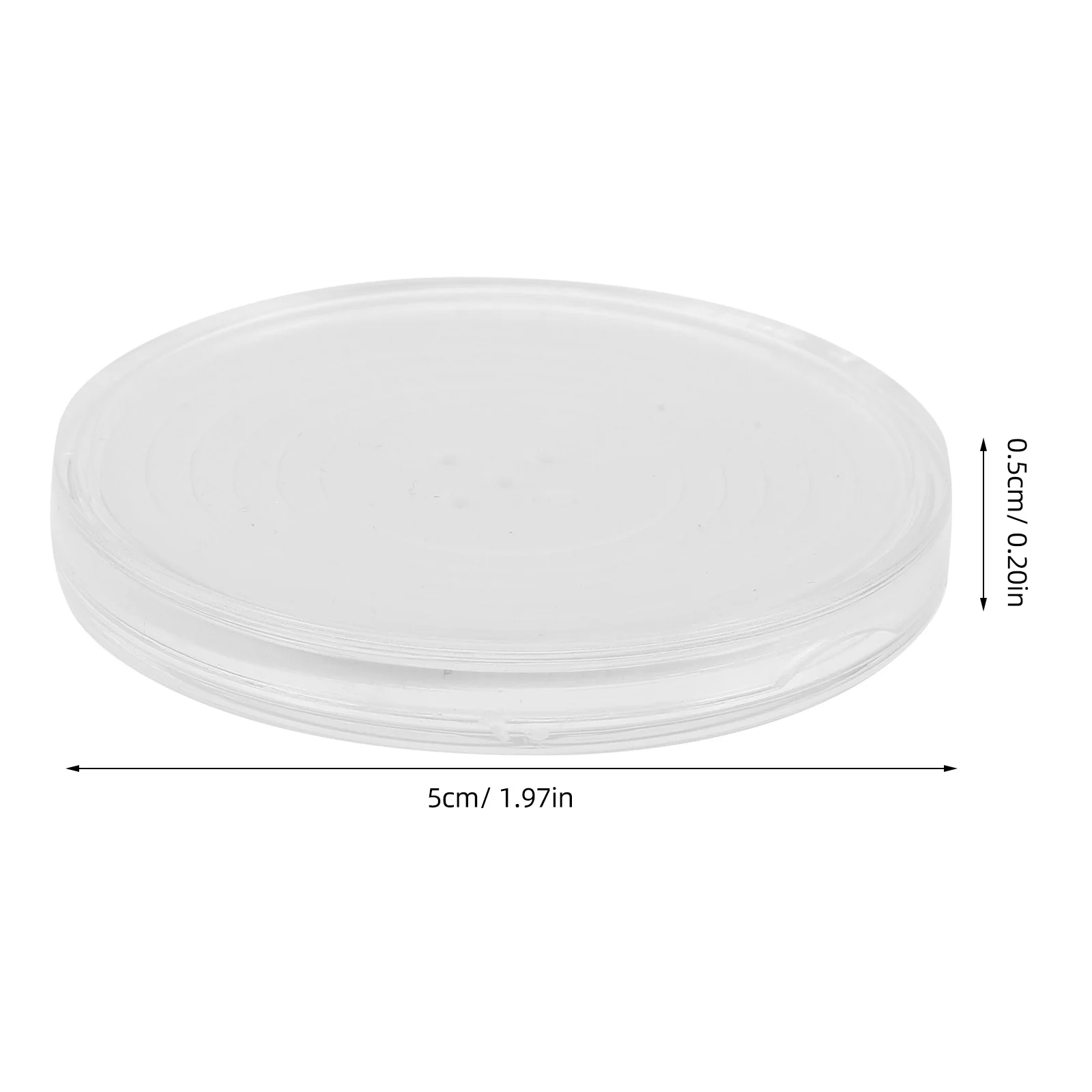 20Pcs Transparent Coin Collector Box Adjustable Padding Coin Holder Storage Organizer for Commemorative Quarter Display