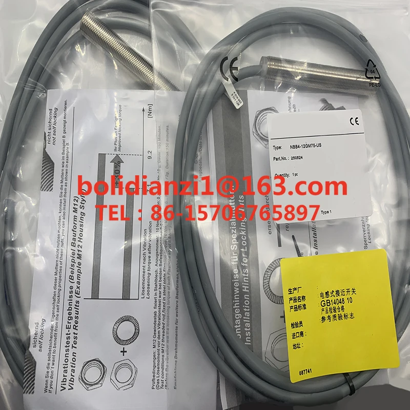 NBB4-12GM75-US Sensor original, novo