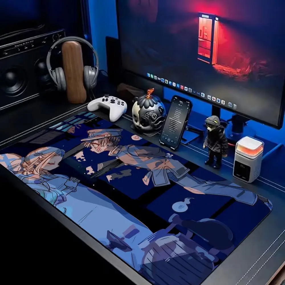 Toilet bound Hanako kun Mouse Pad Extra Large Gaming Mouse Pad, Extended Surface, Non-Slip, Smooth, Comfortable for Desk