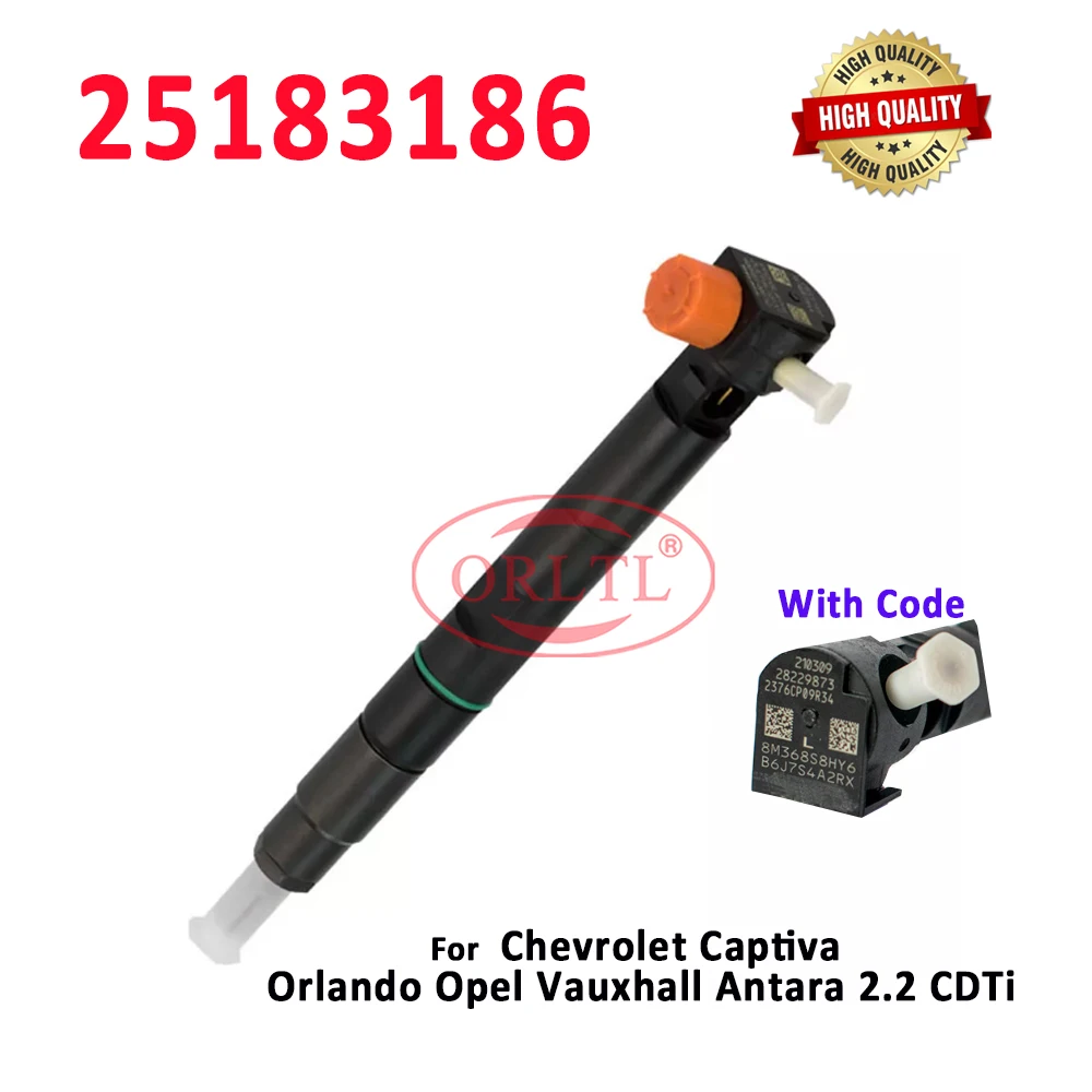 ORLTL Orginal 25183186 28264951 28489548 Fuel Injector 4110114R for Chevrolet Captiva Orlando Opel Vauxhall Antara Engine