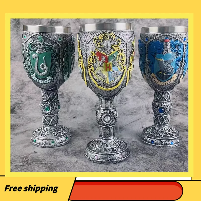 

2025 Arrival Harry Potters Hogwarrts Flame Cups Mug Coffee Tea Cups Goblet Decoration Model Collection Gifts