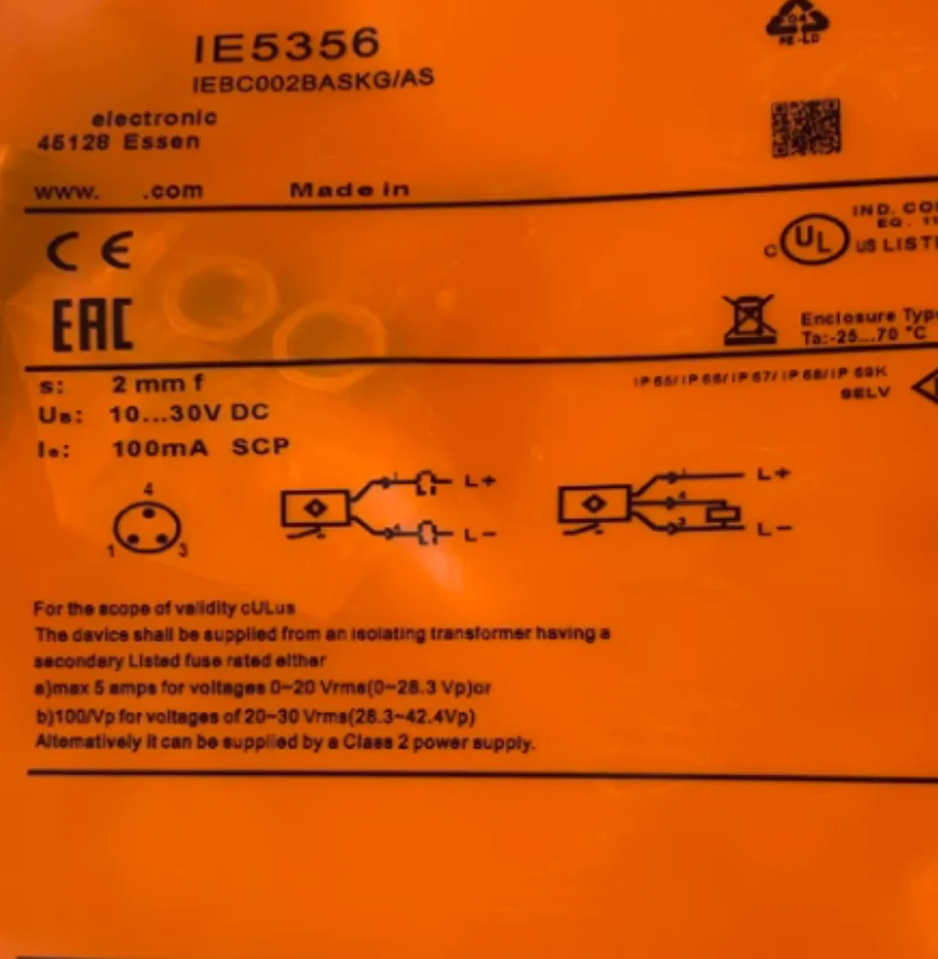

2pcs New inductive sensor IE5342 IE5086 IE5078 IE5082