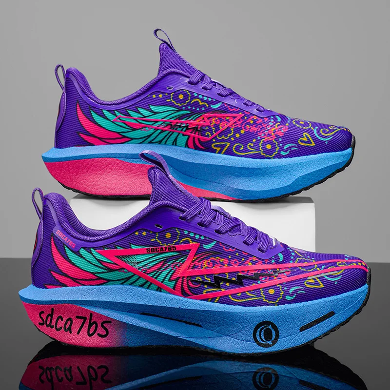 Zapatos deportivos informales para hombre, zapatos para correr ligeros y transpirables que absorben los golpes, zapatos informales unisex para exteriores, para hacer ejercicio en el gimnasio, viajes, caminar, zapatos de ocio, zapatos versátiles y cómodos para bádminton y tenis, regalos de Halloween, Navidad y San Valentín para mujeres