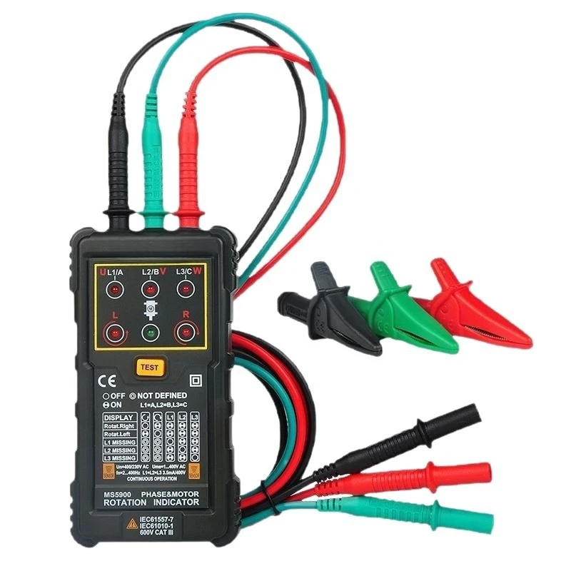 

Non-contact Phase Sequence Table Motor, Table Motor Rotation Indicator Phase Sequence Instrument