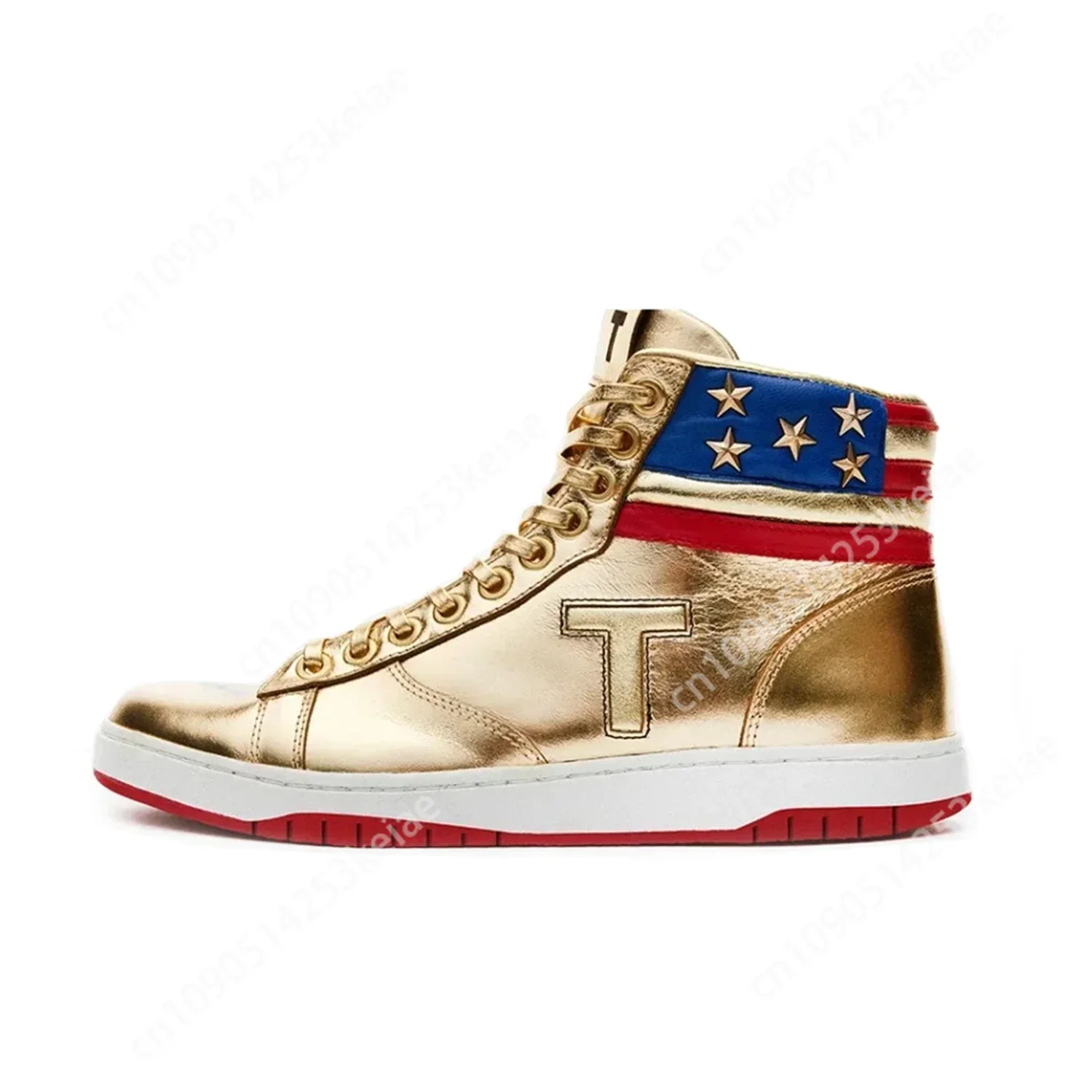 

Trump Gold Silvery Кроссовки 100% Высокое Качество 2024 MAGA Never Surrender Обувь Баскетбольные Мужские Ботинки Дорожная Обувь Большой Размер 47 48