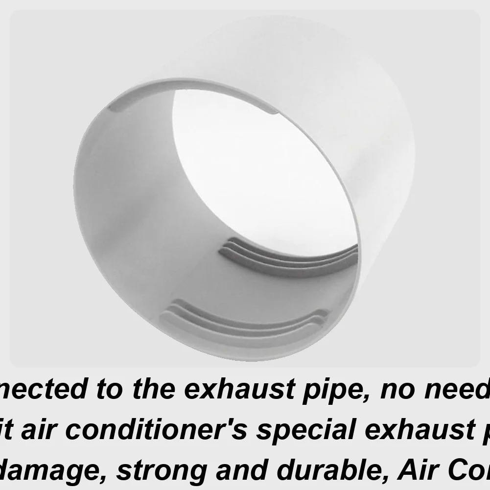 

Интерфейс выхлопной трубы кондиционера, портативный разъем выхлопной трубы переменного тока, 15/13 см, пластиковый преобразователь трубы кондиционера