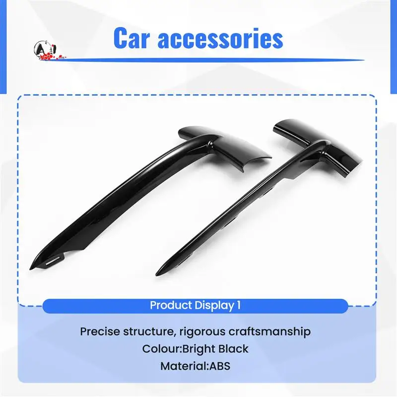 

A10E-Car Front Bumper Grille Trim Molding 51117303113 51117303114 For BMW X5 F15 2013-2018 Bumper Grille Trim Strips