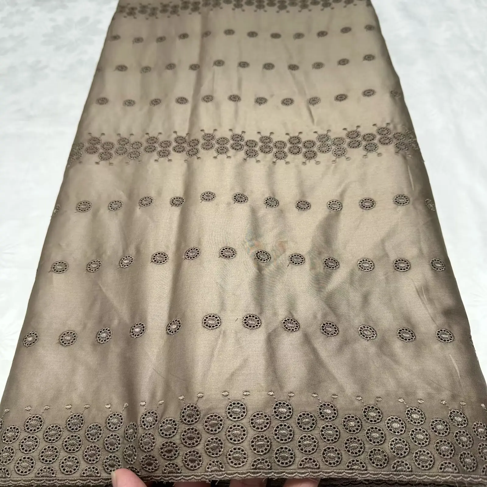 

Luxury African Polish Lace Fabric 2026 High Quality Swiss Voile 100% Cotton Lace Fabric For DIY Men Dress 16A101