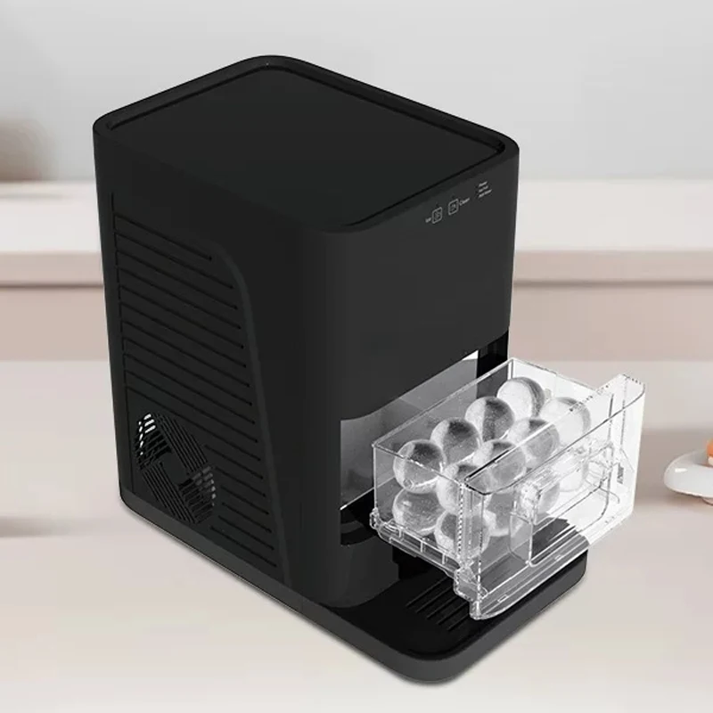 

50mm Ice Ball Maker, 220V, Bar Ice Ball Maker, Essential for Whiskey, Makes 2 Ice Balls At A Time, Perfect for Parties, Compact