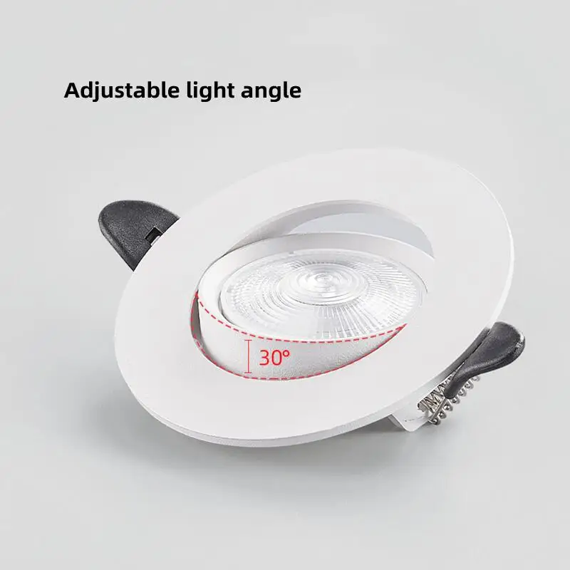 Minimalist ultra-thin spotlight LED embedded COB downlight suitable for thin ceiling household commercial wholesale price