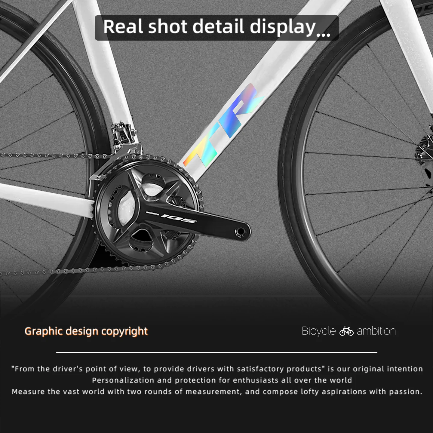 Autocollants pour cadre de vélos de route TREK Madone 7e génération SL7 SLR7, autocollant avec Logo au changement de couleur  201355758