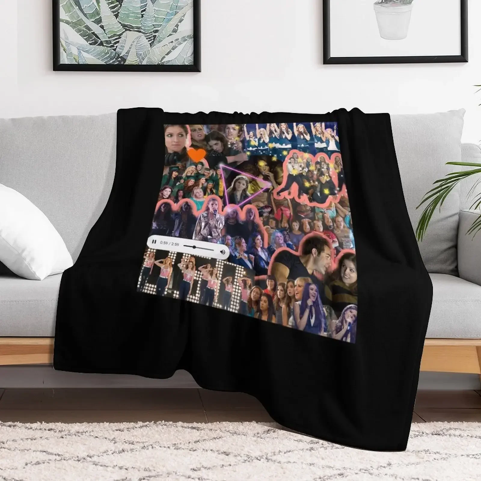 

Lover Gifts Collage Perfect Stacie Retro Vintage Throw Blanket Thins Cute Thermal Blankets
