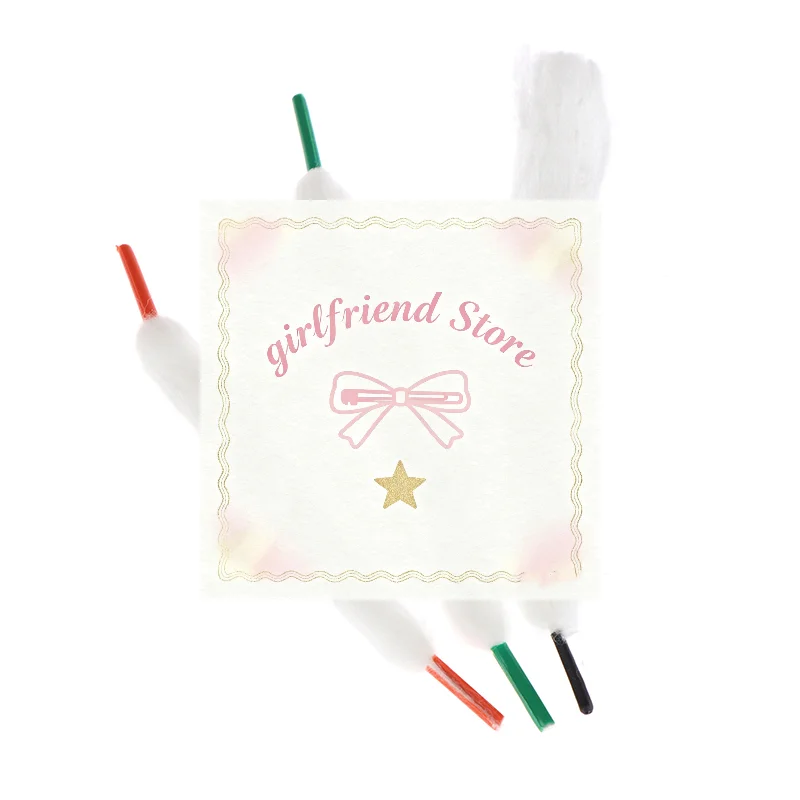 

20 шт. шнурки/нитка из хлопка PREMIUM, шерсть с беконом, диаметр 2,5 мм, долговечный впитывающий материал, нить L120 мм