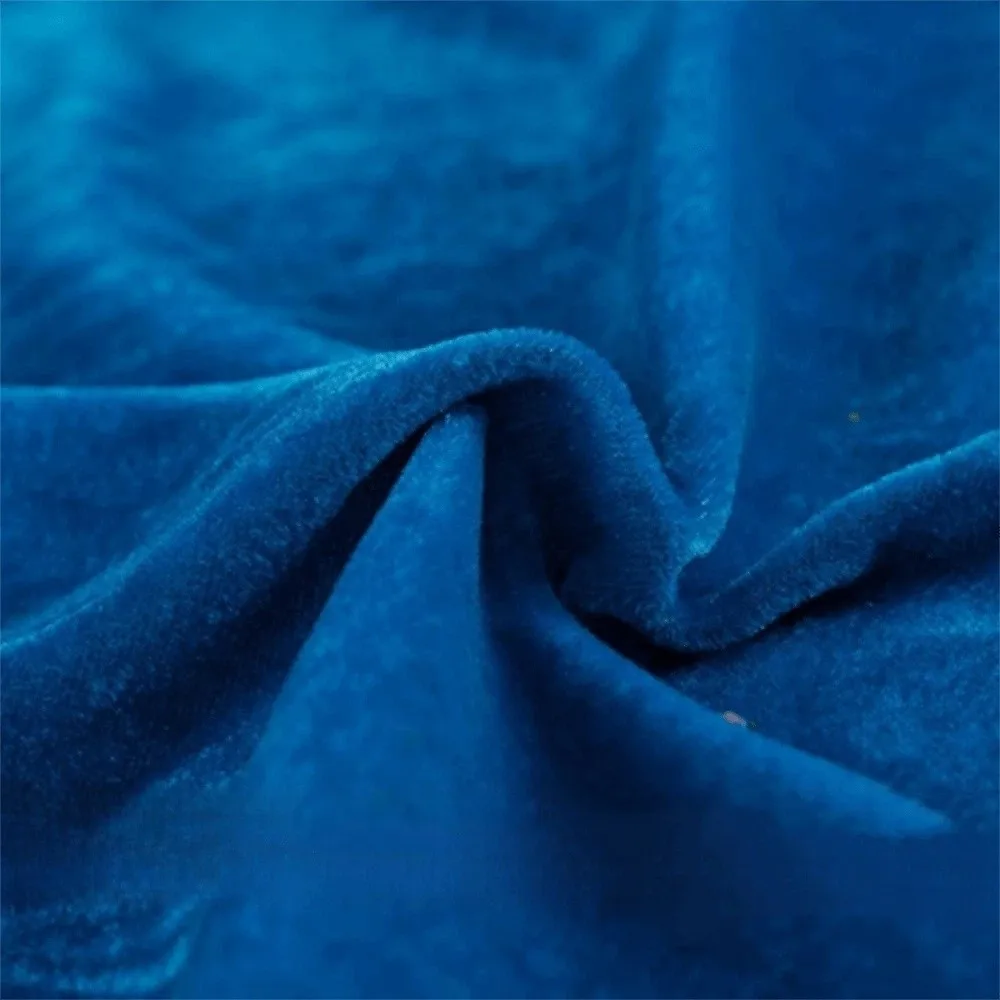 160*100cm Velvet Fabric Soft Thicken Table Cloth Curtain Fabrics Solid Color Flannelette Sewing Material