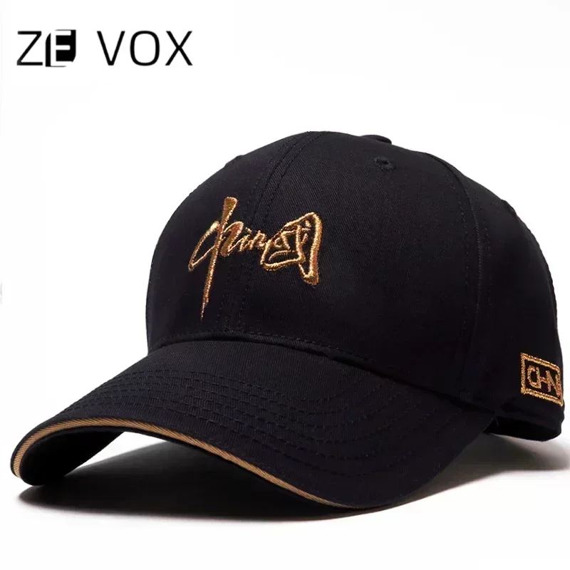 Men's Hat Baseball Cap for Male New Fashion Luxury Brand Embroidery Chinese Style Big Size Cotton Trucker Hat Hip Hop Autumn and