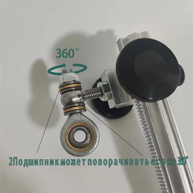آلية ABJY-Rack and Pinion لأنظمة الطحن RUIXIN PRO RX-009 RX-008، قطع غيار ماكينات شحذ السكاكين، تحمل فقط #3