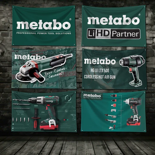 M-metaboes 플래그 폴리에스터 디지털 인쇄 배너, 차고 벽 예술용 문짝 장식, 황동 그로밋 포함, 3x5 피트 핫 툴 