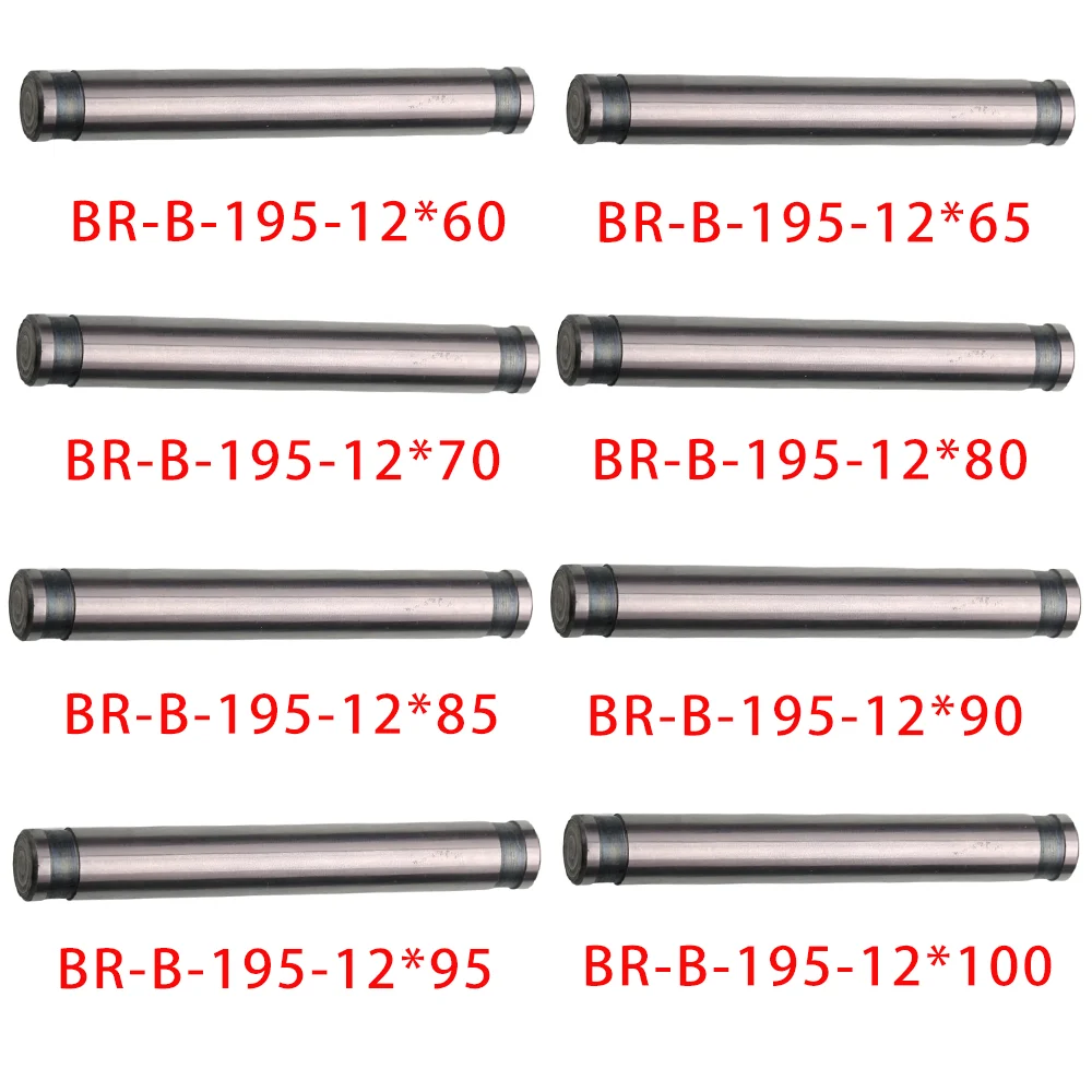 Computer Embroidery Machine Parts Belt Wheel Axis Diameter 12MM Length 60MM 65MM 70MM 90MM 95MM 100MM