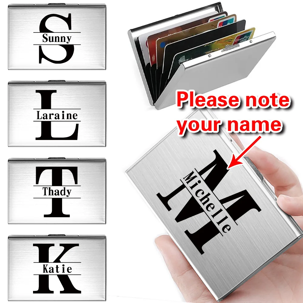 

Fashion Simple Ultra-thin Aluminum Alloy Unisex Business Card Holder ID Card Holder