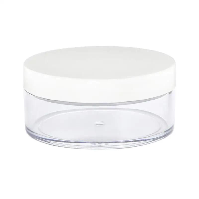 50g Plastic Empty Loose Powder Pot With Sieve powder sample cream balm body butter refillable bottles Cosmetic Makeup Container