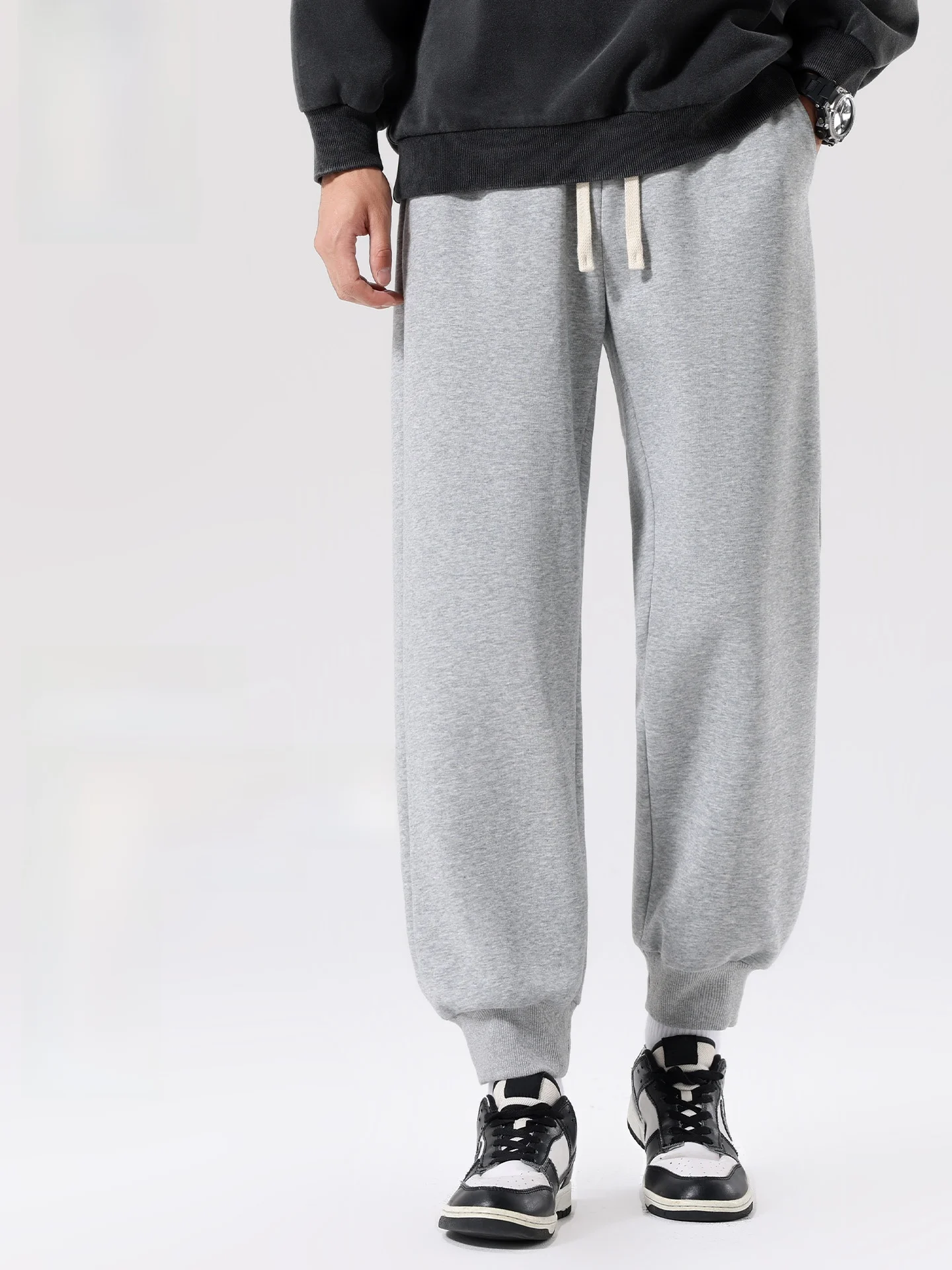 

Мужские спортивные брюки American Sle, новые весенние универсальные джоггеры больших размеров с манжетами, дышащие, удобные, износостойкие