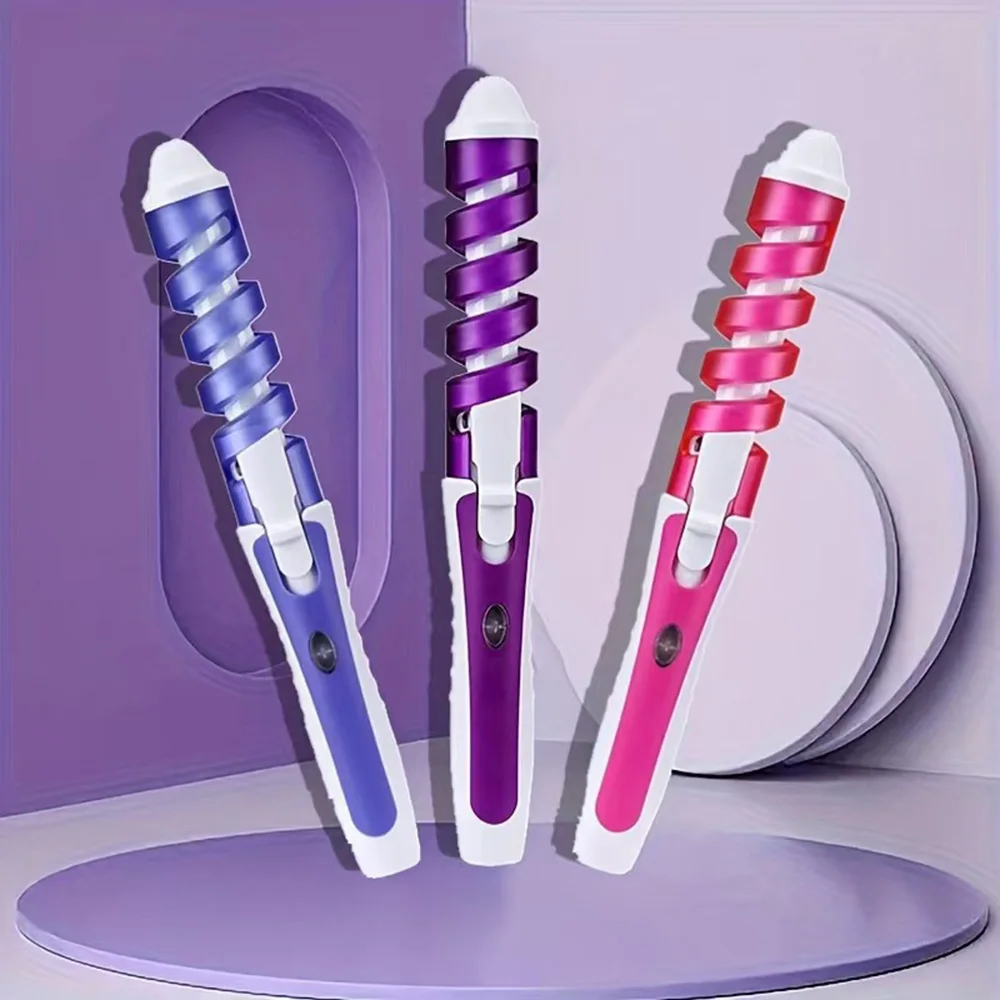 

Ceramic Rod Electric Curler Spiral Large Wave Ionic Curler Machine Hair Salon Curler Hair Styling
