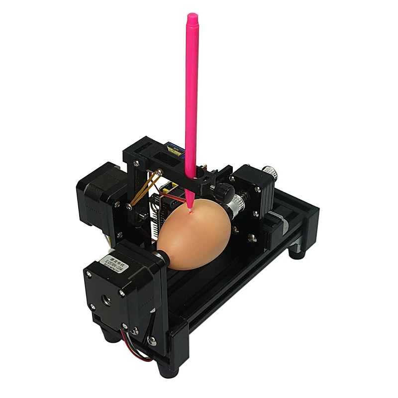 Imagem -05 - Eggbot Ovo-desenho Robô Desenhar Esféricos Máquina de Desenho em Ovo e Bola para Educação Crianças 220v 110v