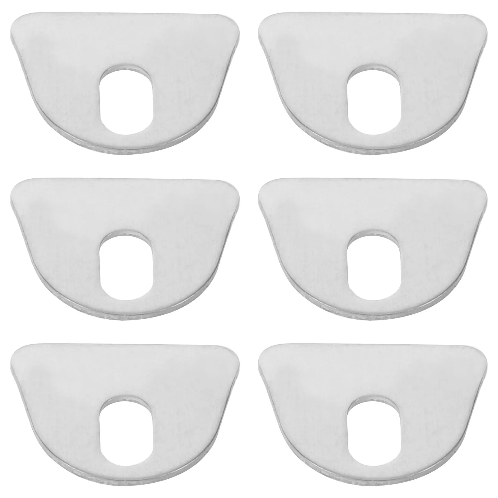 6Pcs Fireplace Glass Door Clip Stainless Steel Stove Glass Retainer Plate Wood Burning Stove Door Holder Fireplace Insert