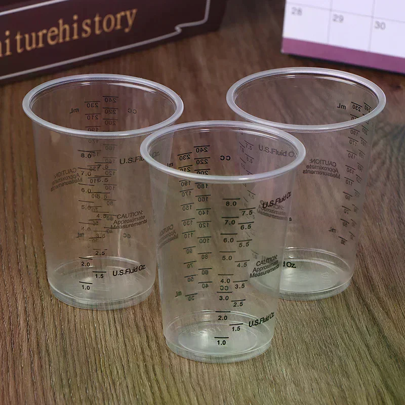 8OZ Disposable Plastic Measuri - Resin Mixing Cup 评论和价格