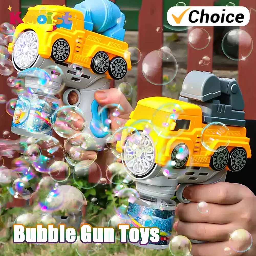 12-gaats handheld geluid en licht elektrische bellenmachine speelgoed simulatie techniek auto bubble speelgoed voor kinderen verjaardag speelgoed cadeau