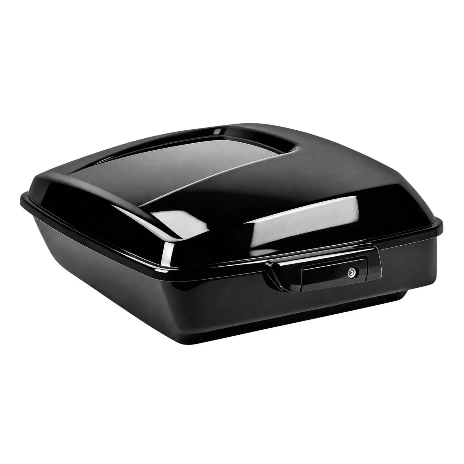 Motorcycle Tail Trunk Storage Box Plastic Hard Shell with Matching Key Lock for Travel Luggage Fit Touring Models