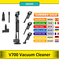 JIGOO V700 Cordless Vacuum Cleaner Station with 2.5L Dust Capacity, Auto Dust Collection, 480W, 33KPa Suction Pressure, 3 Modes