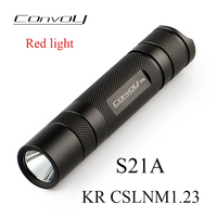 Convoy S21A with KR CSLNM1.23 SST-20-DR Red Light Flashlight Linterna Led S2+ Plus 21700 Edition Torch 2400lm Camping Hunting