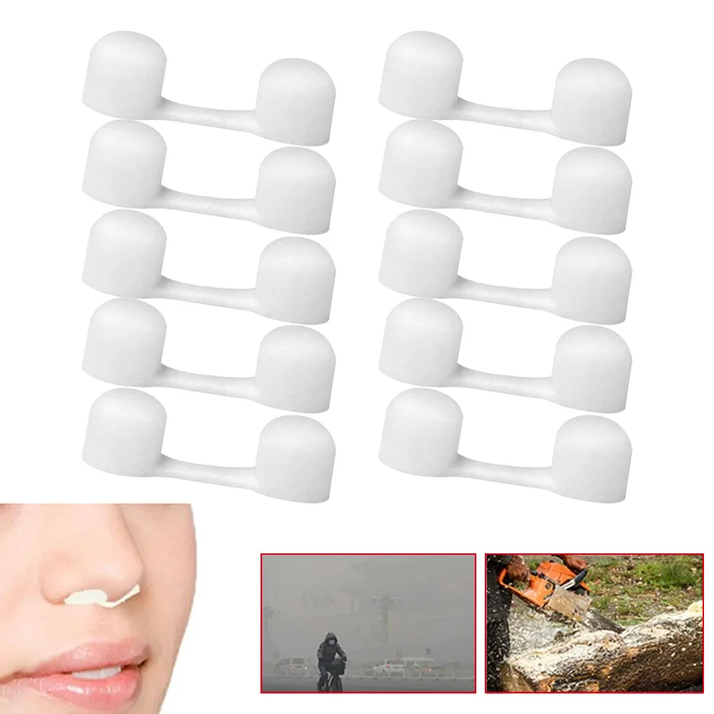 10/30/50/100Pcs Bulk Pack Sponge Nasal Plugs, Anti-Pollution Nose Filters, Dust and Pollen Allergy Prevention Sponge