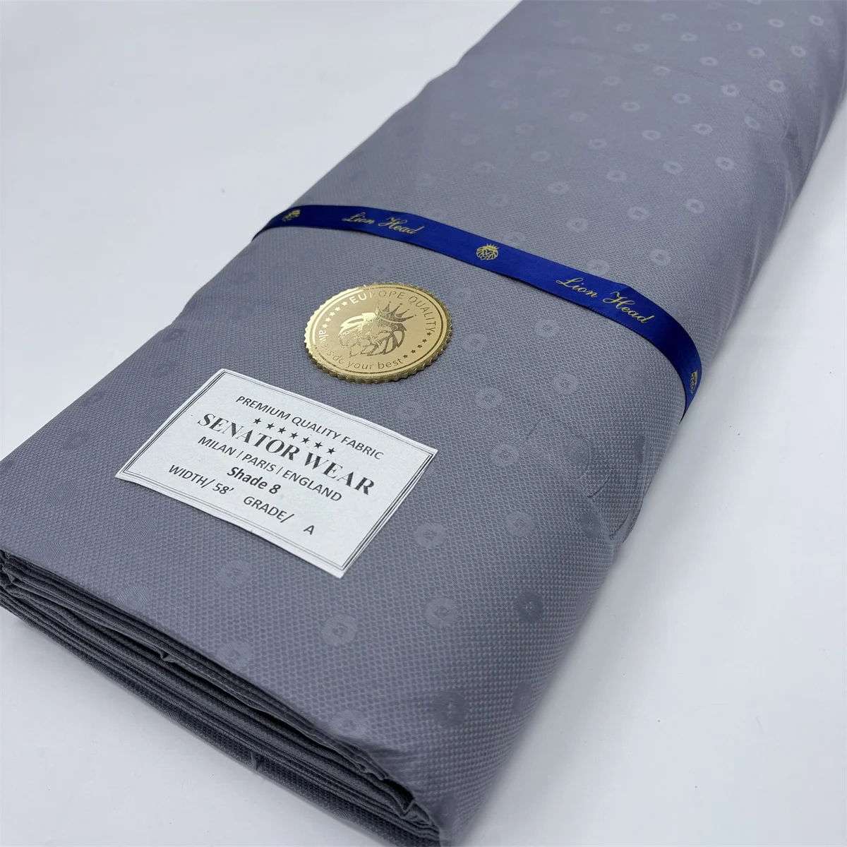 2026 Hot Sales Nigerian Soft Senator Wear Suit Fabric for Men Suit Making African Style High Quality Atiku Fabric Fabric 5 Yards