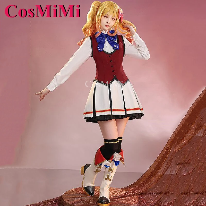 CosMiMi Game Aikatsu Stars Nijino Yume أزياء تنكرية رائعة حلوة S4 الزي المدرسي كرنفال حفلة لعب الأدوار الملابس S-L