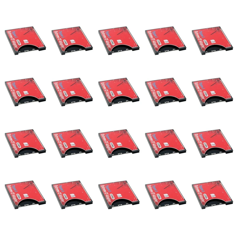 

20X New SD To CF Card Sleeve Supports Wireless WIFI SD Card Type I Adapter SLR Camera Red