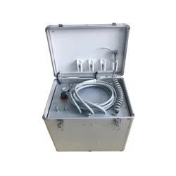 Portable Dental Unit with Oilless Air Compressor with Three Way Syringe Oilless Air Compressor Water bottle Suction System