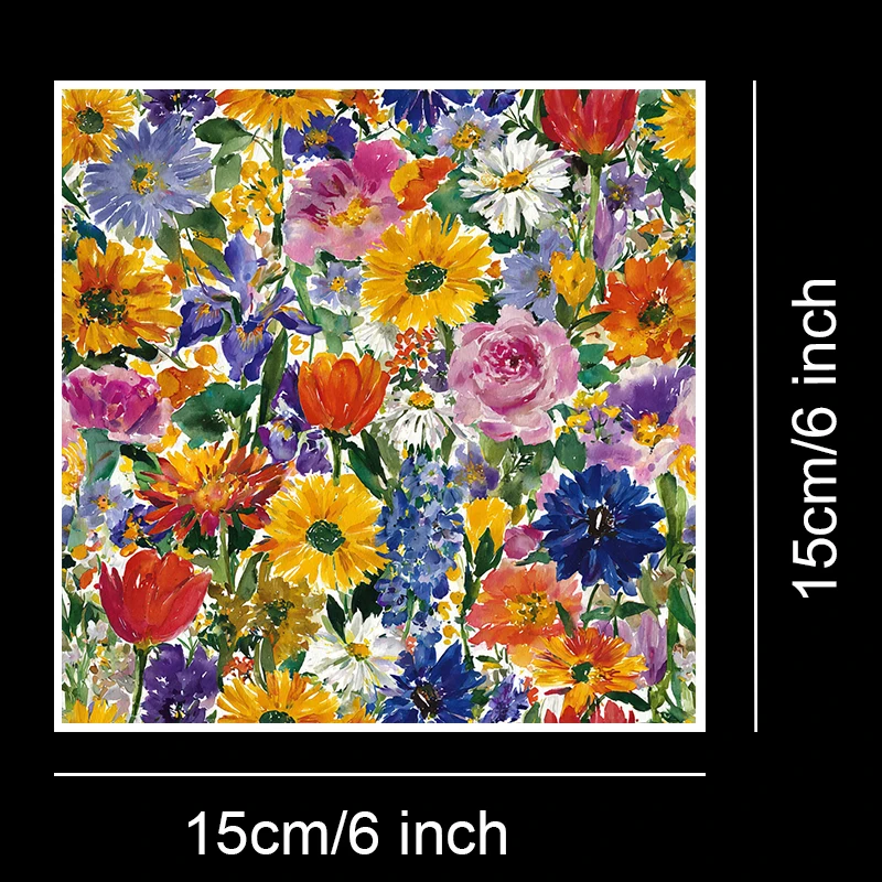 36 arkuszy papieru do scrapbookingu 15x15 cm: ręcznie rysowane cytaty do scrapbookingu, origami i pamiętnika wspomnień – unikalny zestaw